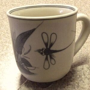 Coffee cup Bat Trang Dragonfly